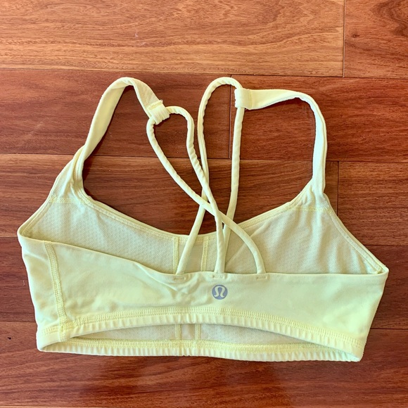 lululemon free to be bra in mellow yellow size 4 - Picture 2 of 7